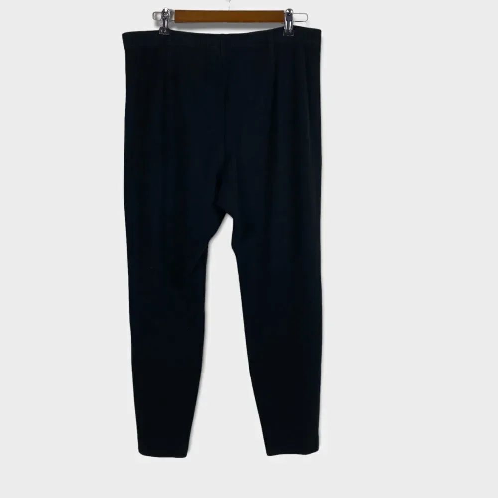 J. Jill Stretch Pull-on Textured pant size Large